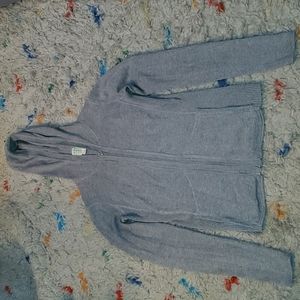 Title Nine Heather Grey Hooded Sweater